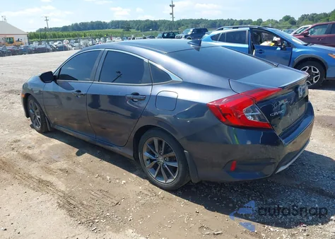 2019 Honda Civic Ex из США, поврежденный, VIN JHMFC1F33KX005193